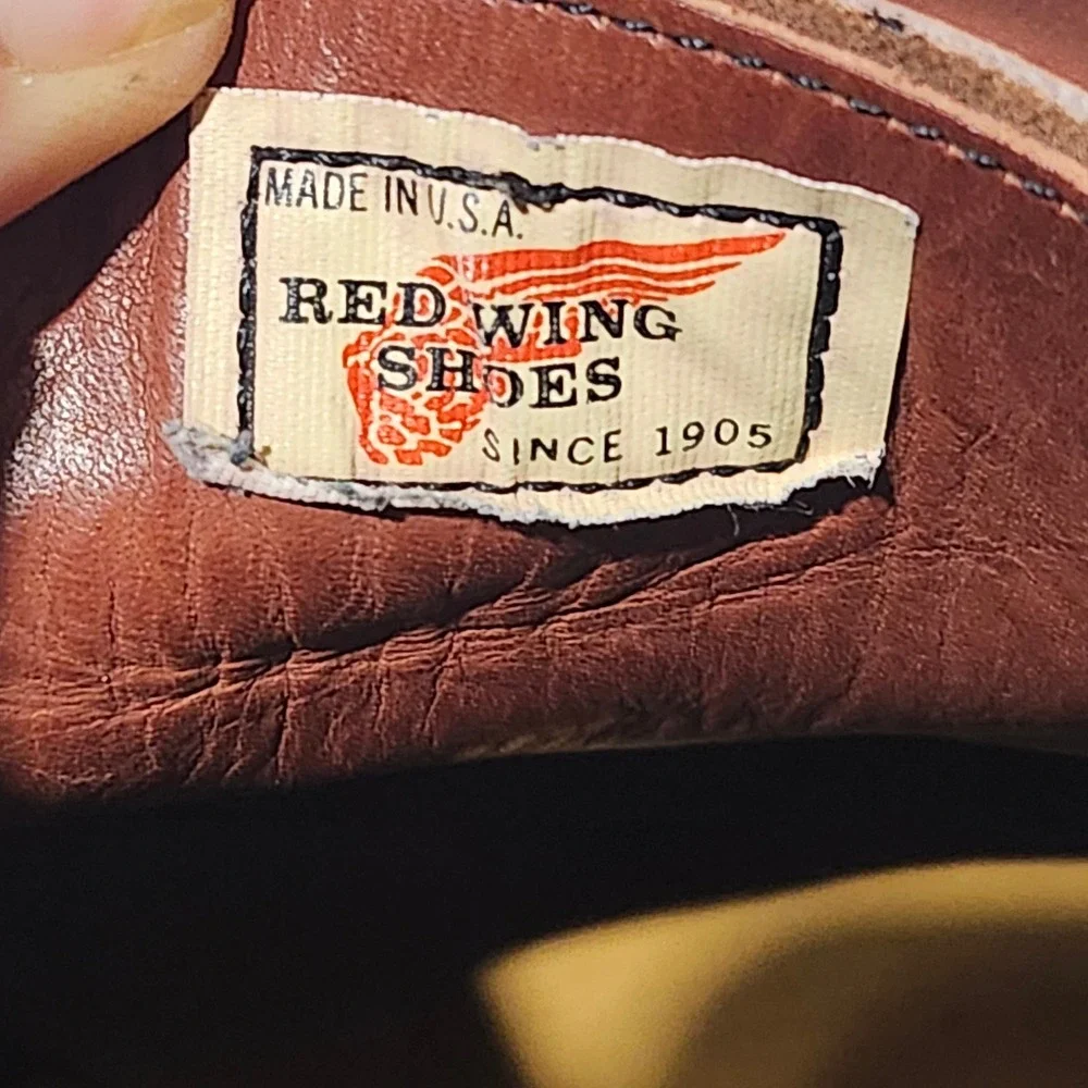 Red Wing Shoes 2216-2 Mens Brown Leather Moc Toe Chukka Work Boots USA 13D VTG